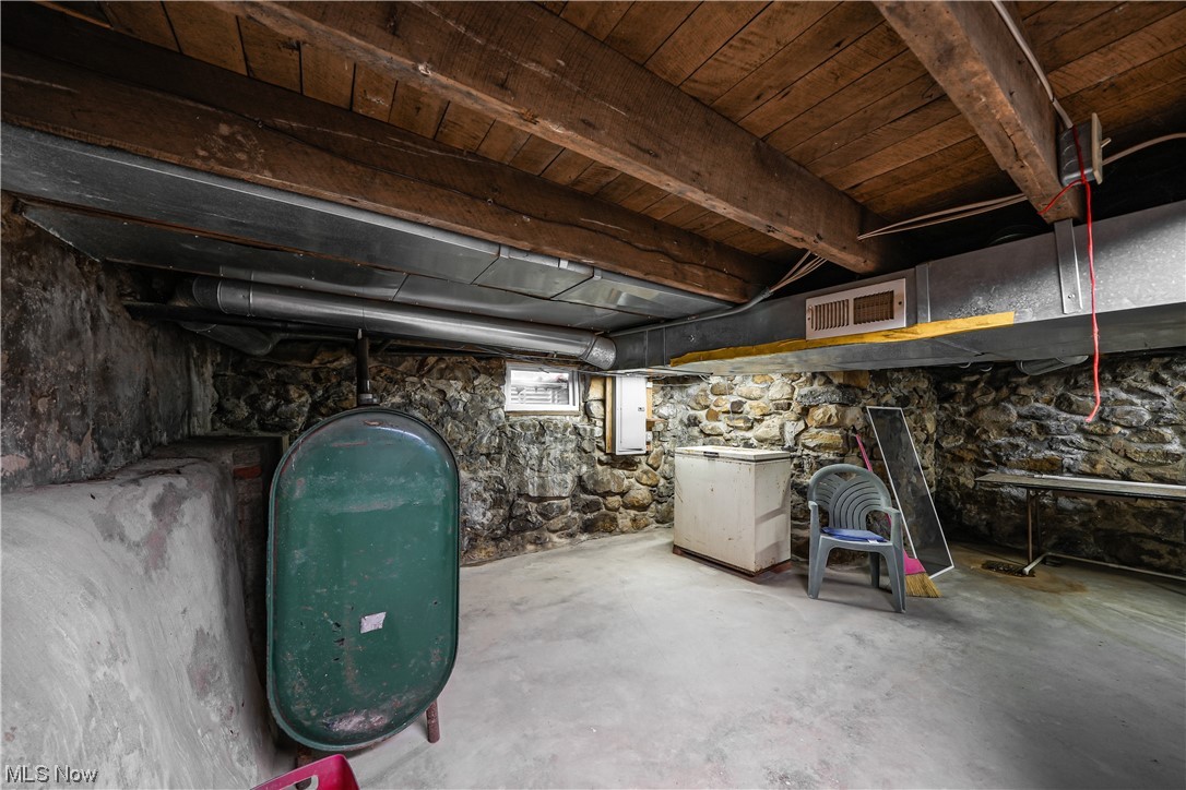 7541 Cooley Road Ravenna, OH 44266 - Photo 27 of 32 Basement with wooden ceiling