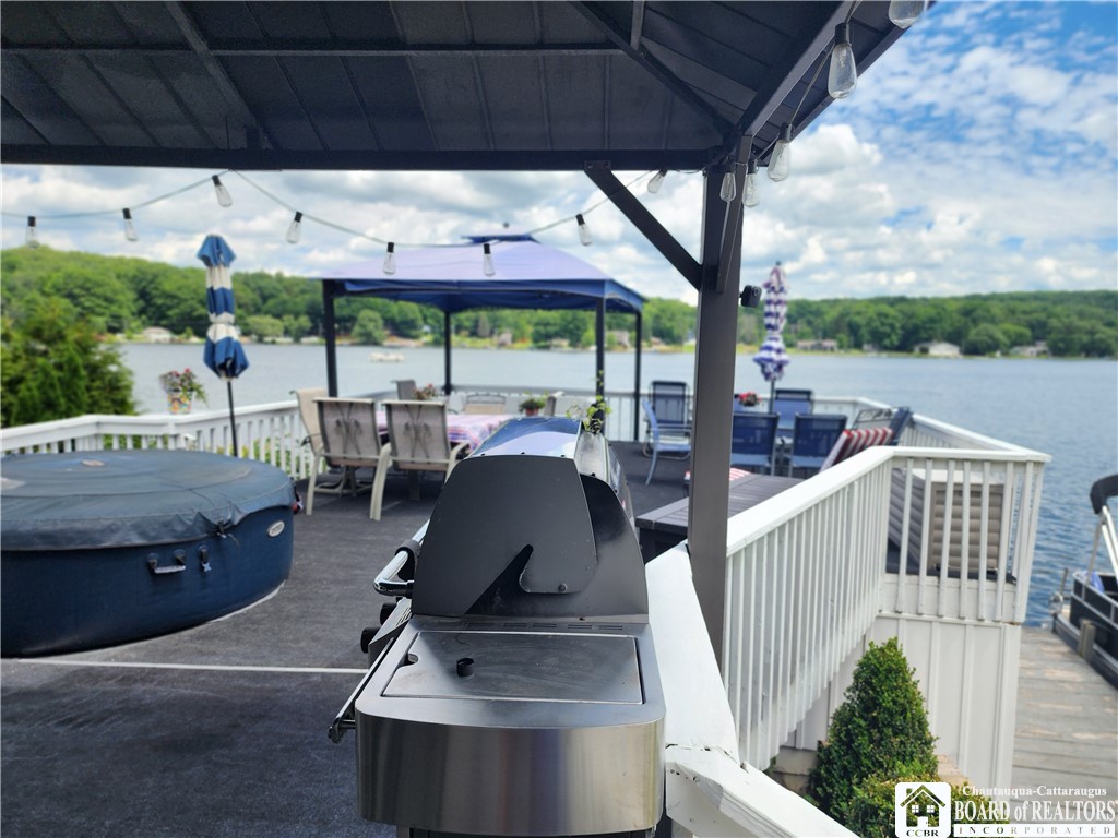 2642 Shadyside Road Mina, NY 14736 - Photo 4 of 31 Deck above boathouse