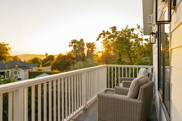 a outdoor space with couch