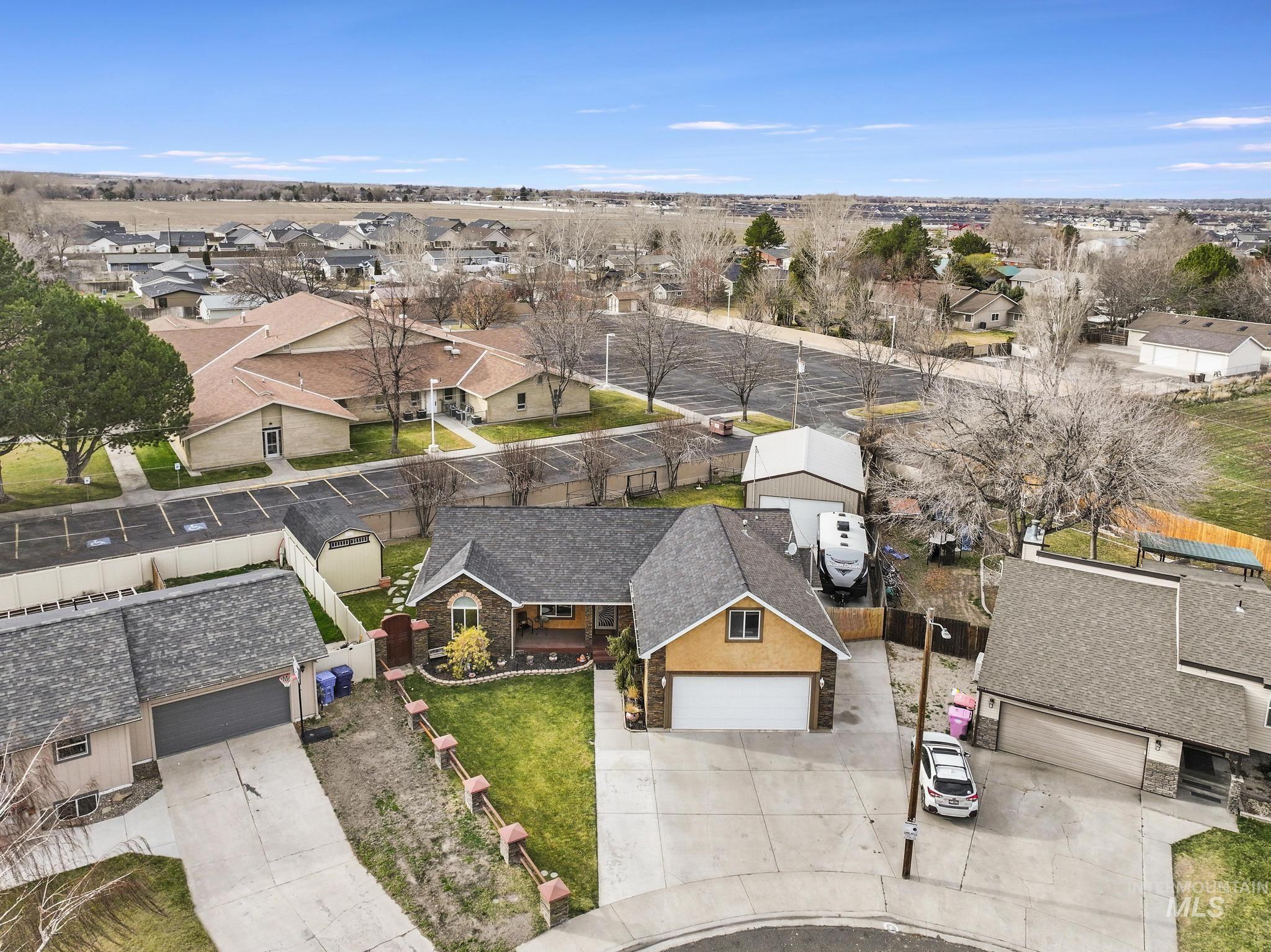 733 Beta Circle Twin Falls, ID 83301 - Photo 3 of 50 Aerial perspective of suburban area