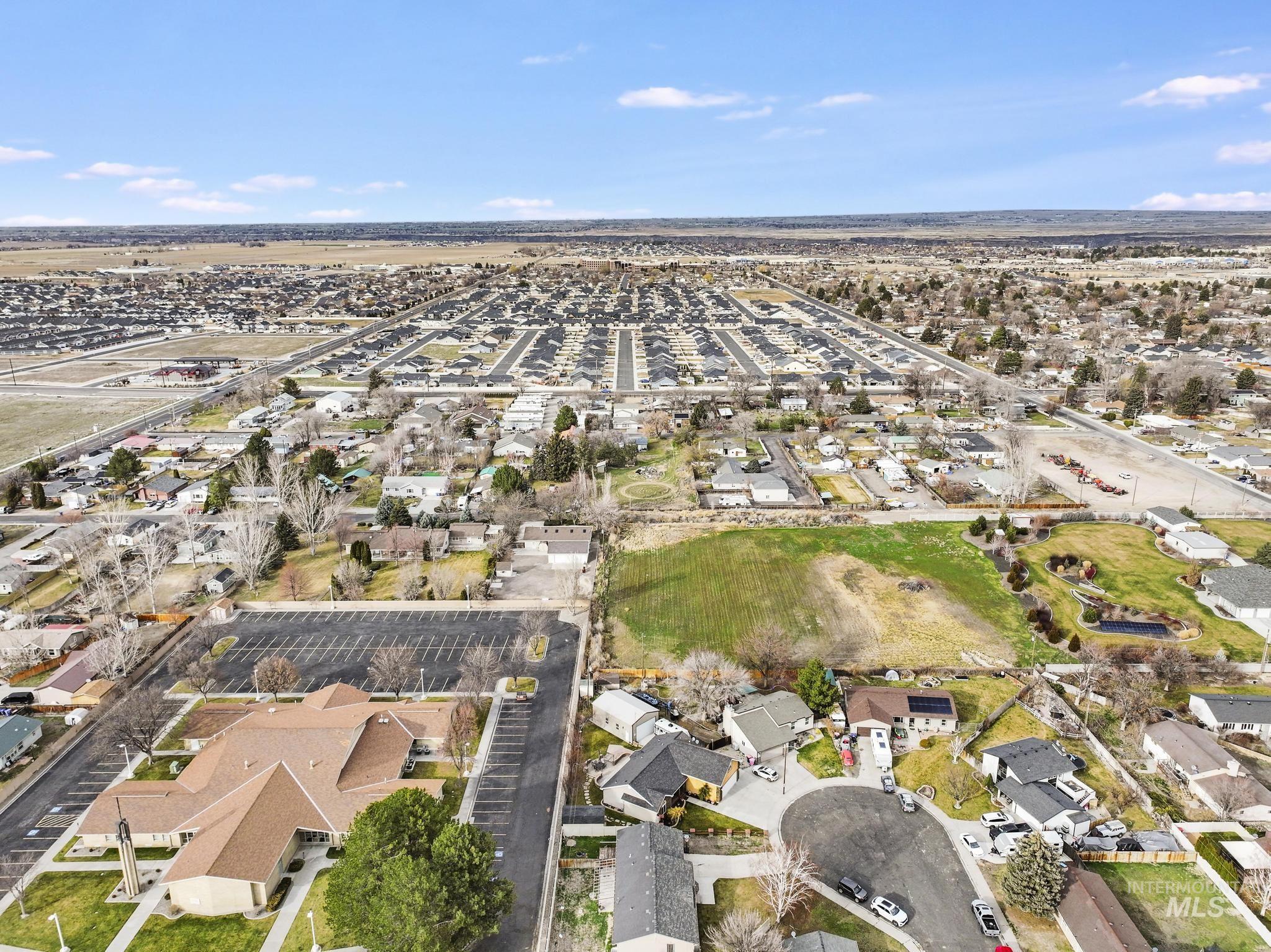 733 Beta Circle Twin Falls, ID 83301 - Photo 48 of 50 Aerial overview of property's location with nearby suburban area