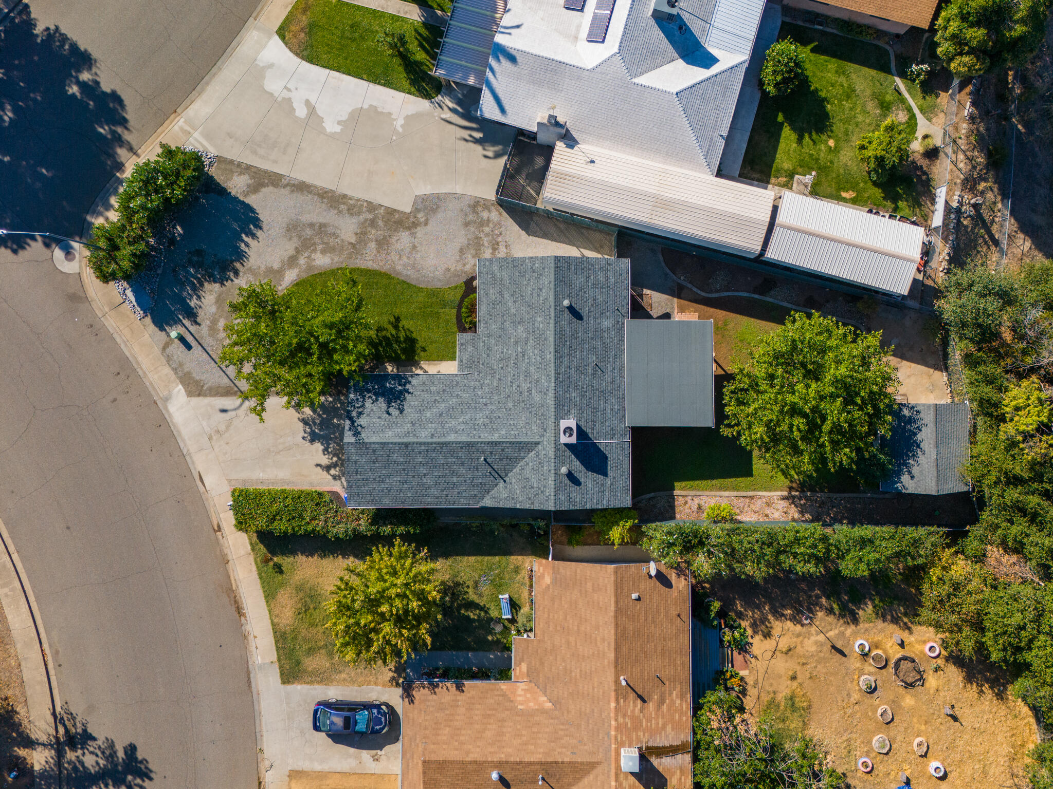 1430 Franzel Road Red Bluff, CA 96080 - Photo 25 of 27 an aerial view of a house with a yard