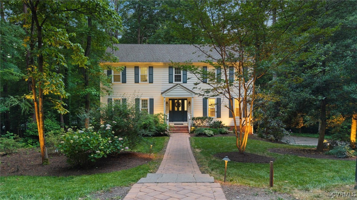 4107 Poplar Grove Road Midlothian, VA 23112 - Photo 19 of 38 a front view of a house with garden