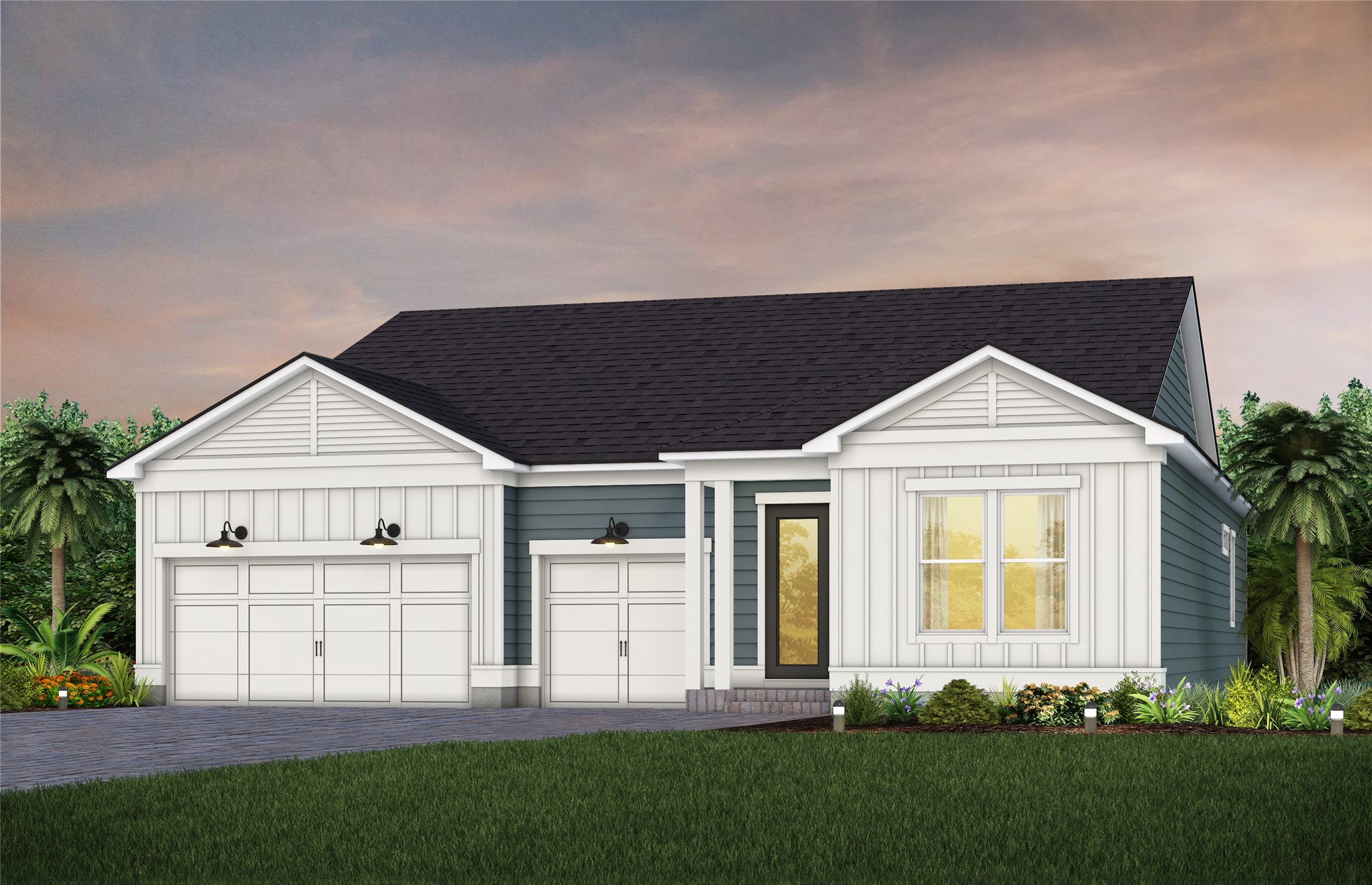 475 Pine Lilly Loop Yulee, FL 32097 - Photo 1 of 24 front view of a house with a yard