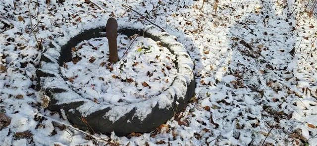 a backyard of a house