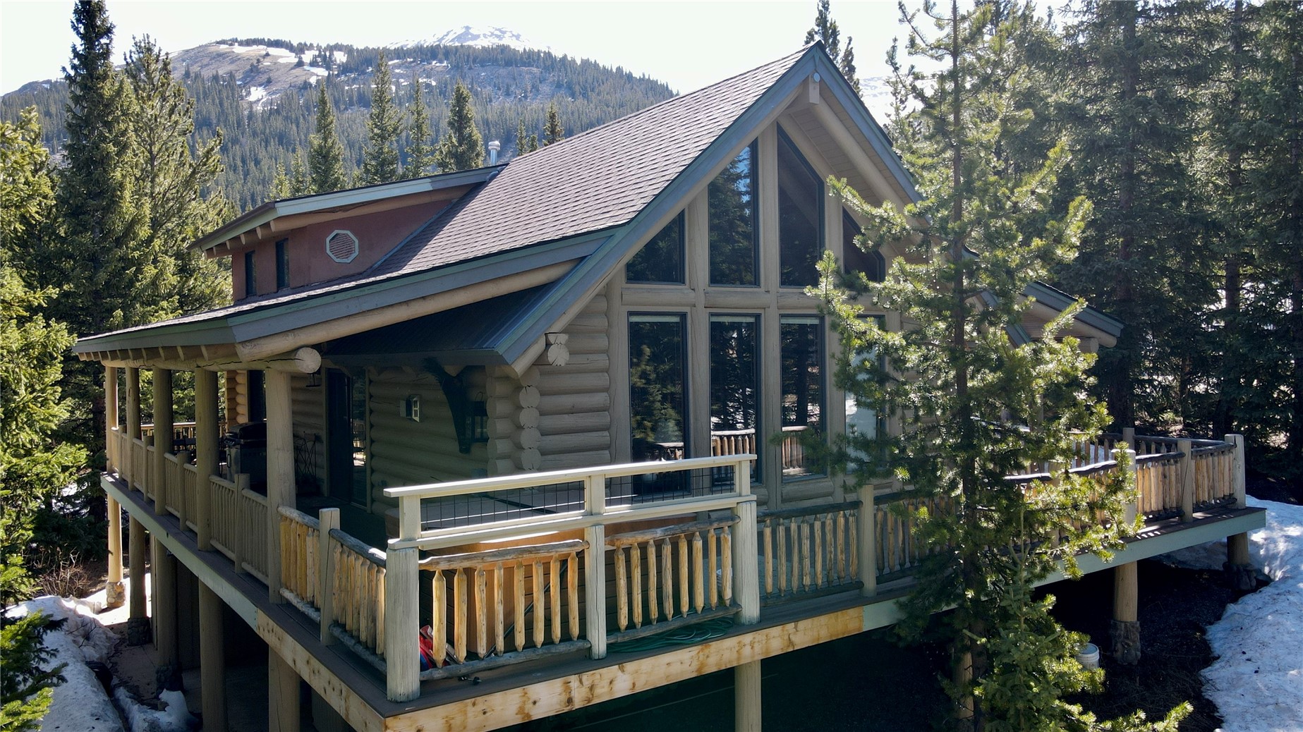 243 Rena Road Breckenridge, CO 80424 - Photo 46 of 50 View of home's exterior featuring a deck with mountain view