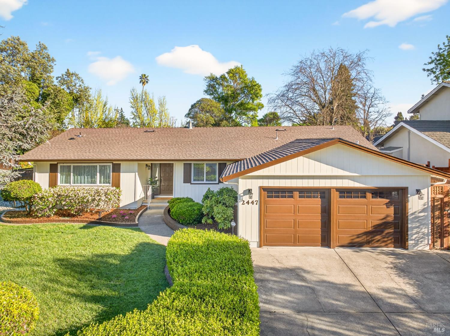 2447 Rigdon Street Napa, CA 94558 - Photo 75 of 79 a front view of a house with garden