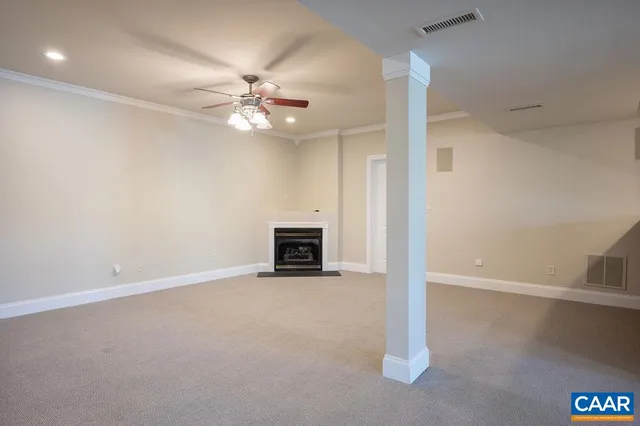 an aerial view of house with yard