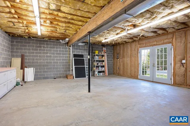 a view of a yard with an outdoor space