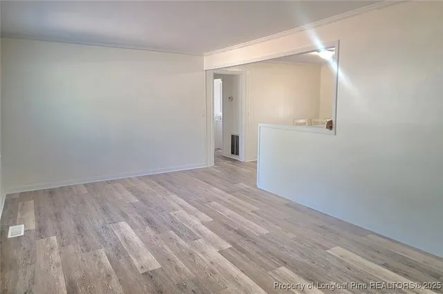 wooden floor in a room