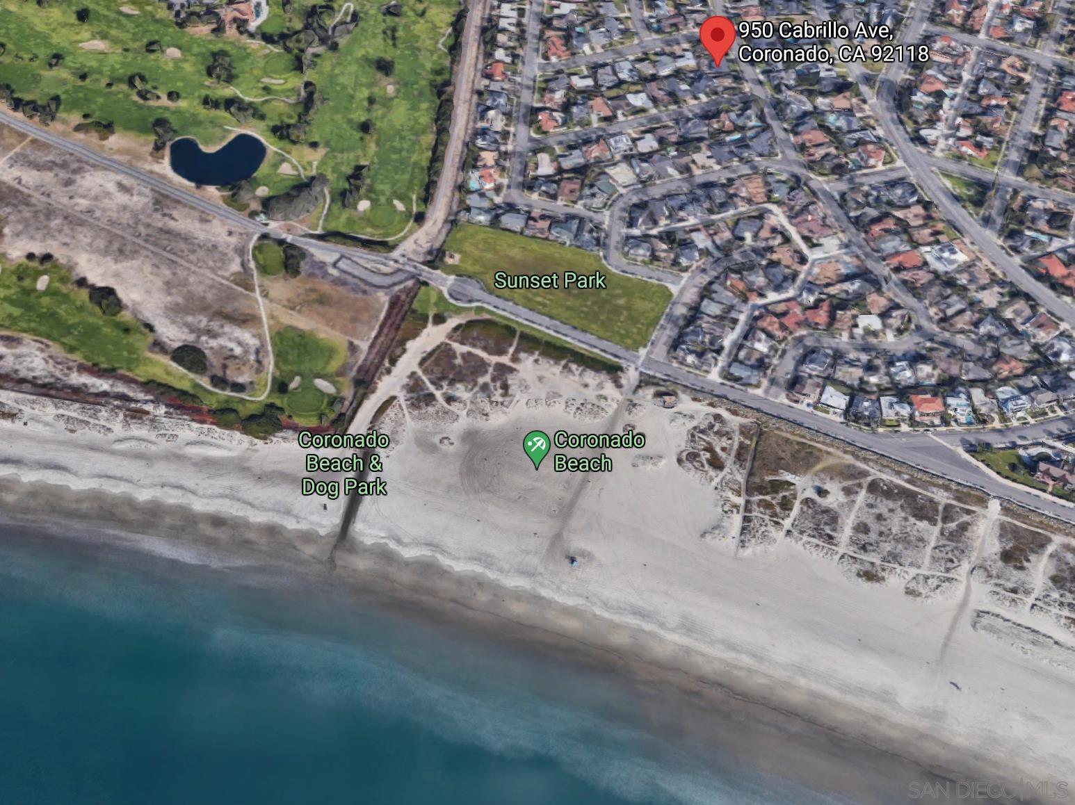 950 Cabrillo Avenue Coronado, CA 92118 - Photo 3 of 31 an aerial view of a house