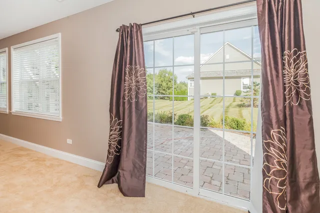 a view of front door