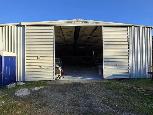 a view of a house with a door