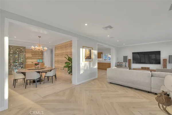 a bedroom with a bed and a walk in closet