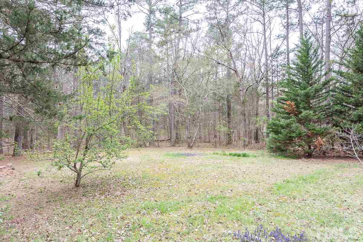 3882 Millard Whitley Road Chapel Hill, NC 27516 - Photo 19 of 20 a backyard of a house with lots of green space
