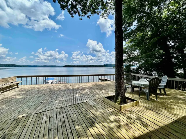 a view of an ocean from a balcony