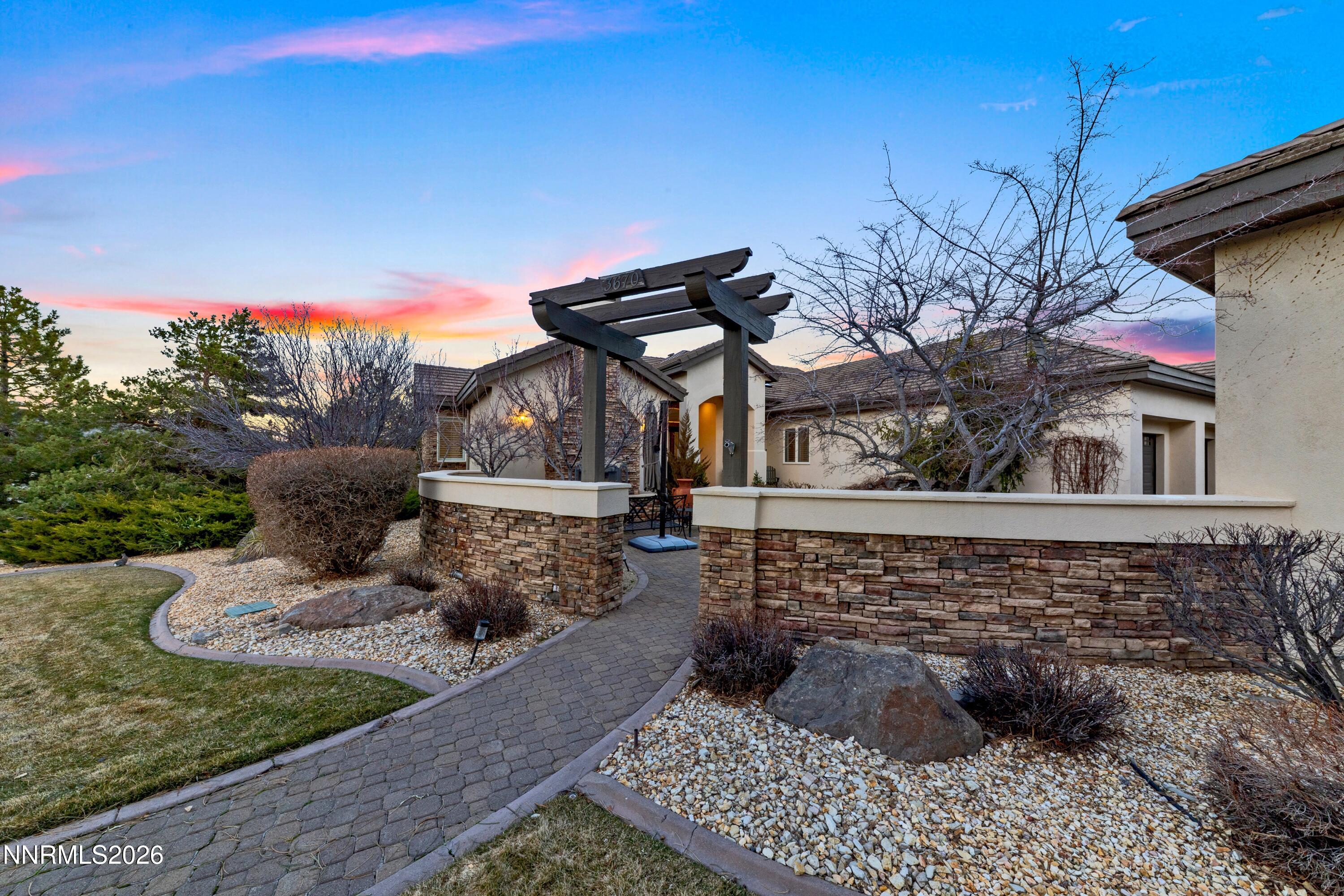 3670 Spirit Bluff Court Reno, NV 89511 - Photo 4 of 54 a view of entryway in front of house