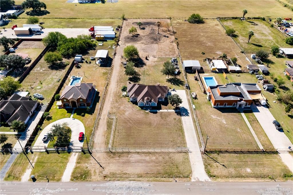 519 East Earling Road Alamo, TX 78516 - Photo 14 of 16 an aerial view of a highlighted house