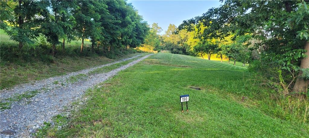 190 Linnwood Road Eighty Four, PA 15330 - Photo 22 of 30 a backyard of a house with lots of green space and lake view
