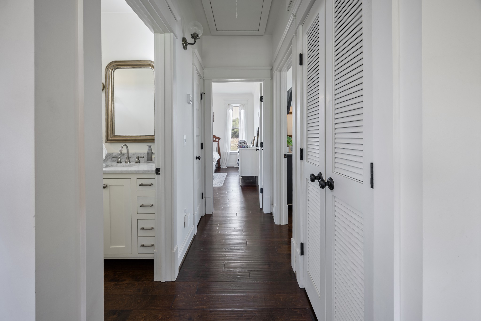 1687 Georgia Crossing Road Winchester, TN 37398 - Photo 8 of 38 a view of a hallway with wooden floor and closet