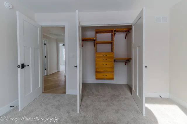 a view of an empty room