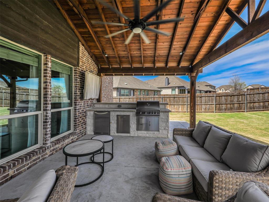 1216 Tree Shadow Lane Anna, TX 75409 - Photo 33 of 37 a balcony with furniture