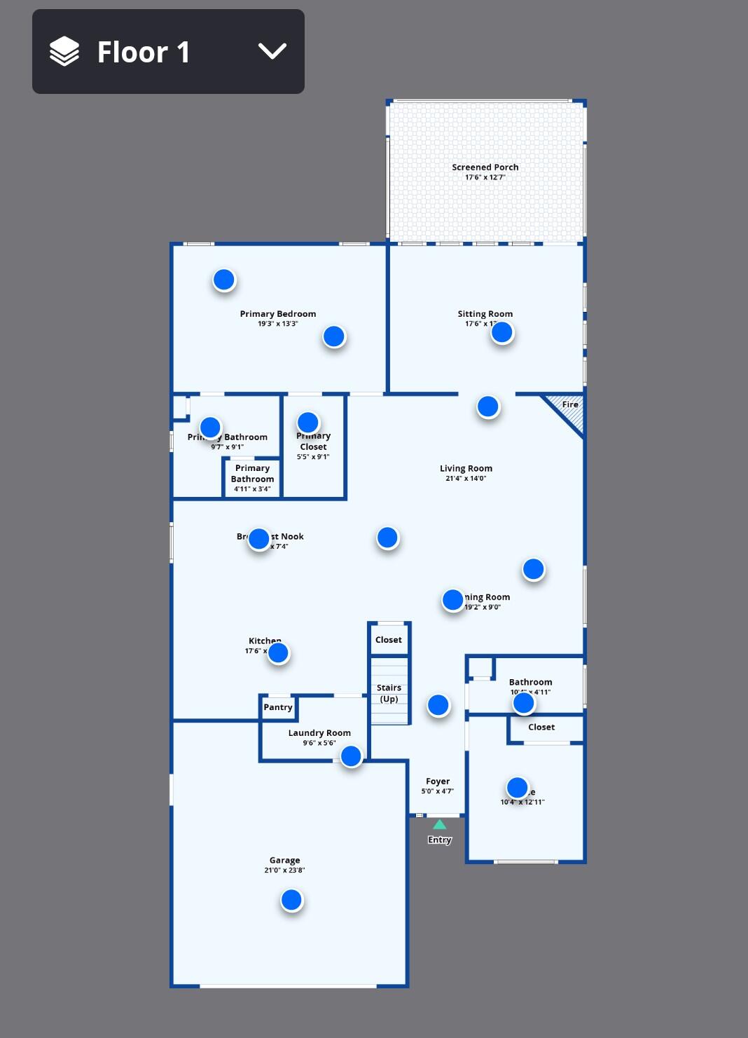 184 Angora Way Summerville, SC 29485 - Photo 4 of 55 1st Floor Layout