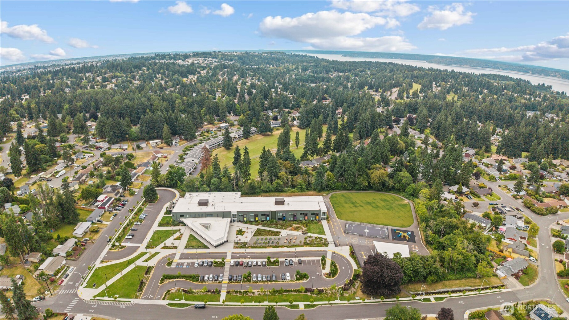 2229 Southwest 330th Street Federal Way, WA 98023 - Photo 16 of 30 an aerial view of residential houses with outdoor space and parking