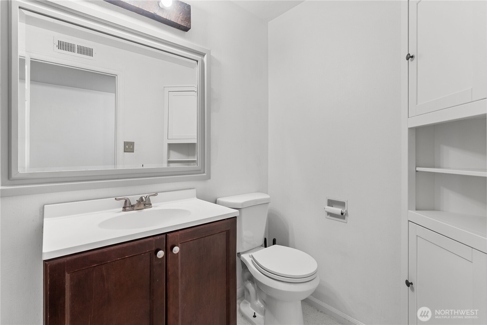 2229 Southwest 330th Street Federal Way, WA 98023 - Photo 28 of 30 a bathroom with a sink vanity and a toilet