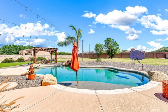 a outdoor space with furniture