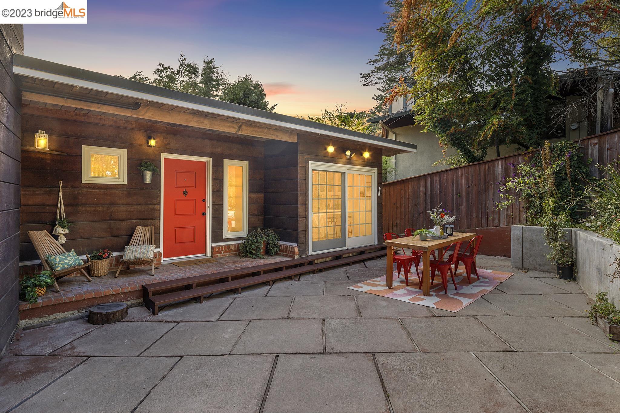 a view of sitting area with furniture and outdoor seating