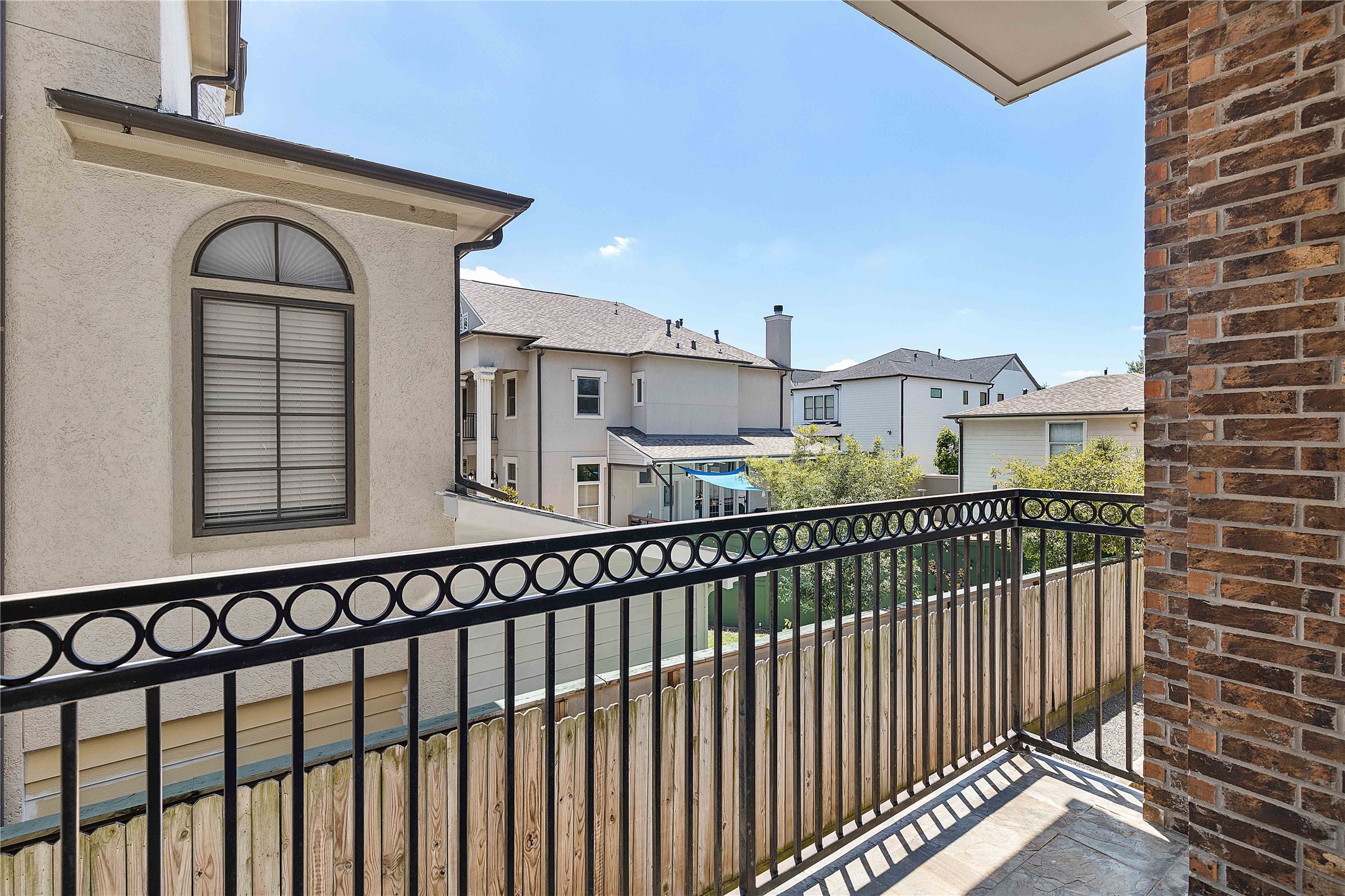 2802 Morrison Street, Unit 106 Houston, TX 77009 - Photo 23 of 35 Balcony- view from condo.