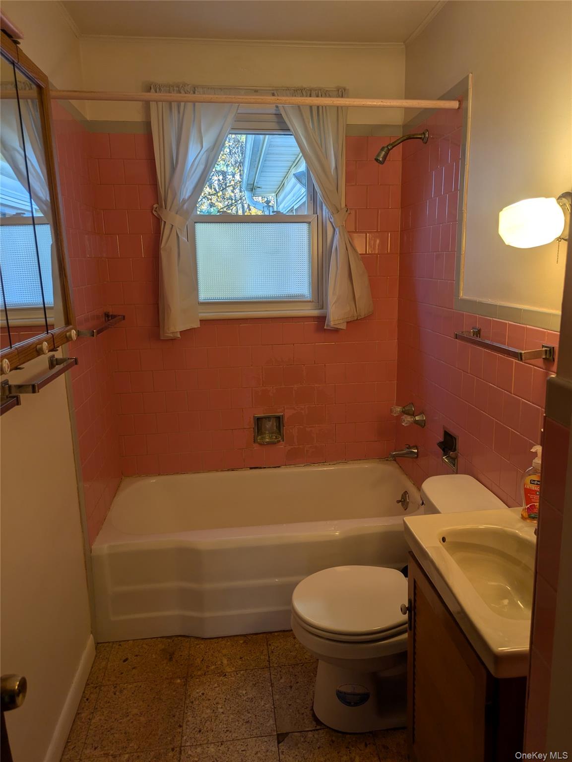 55 Old Little Britain Road Newburgh, NY 12550 - Photo 26 of 44 a bathroom with a toilet a sink and bathtub