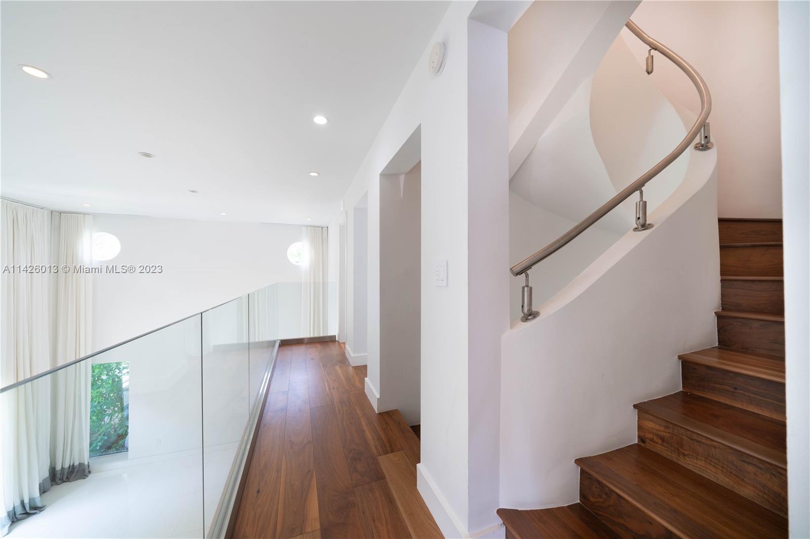 Palm Island Miami Beach, FL 33139 - Photo 33 of 50 a view of entryway and hall with wooden floor