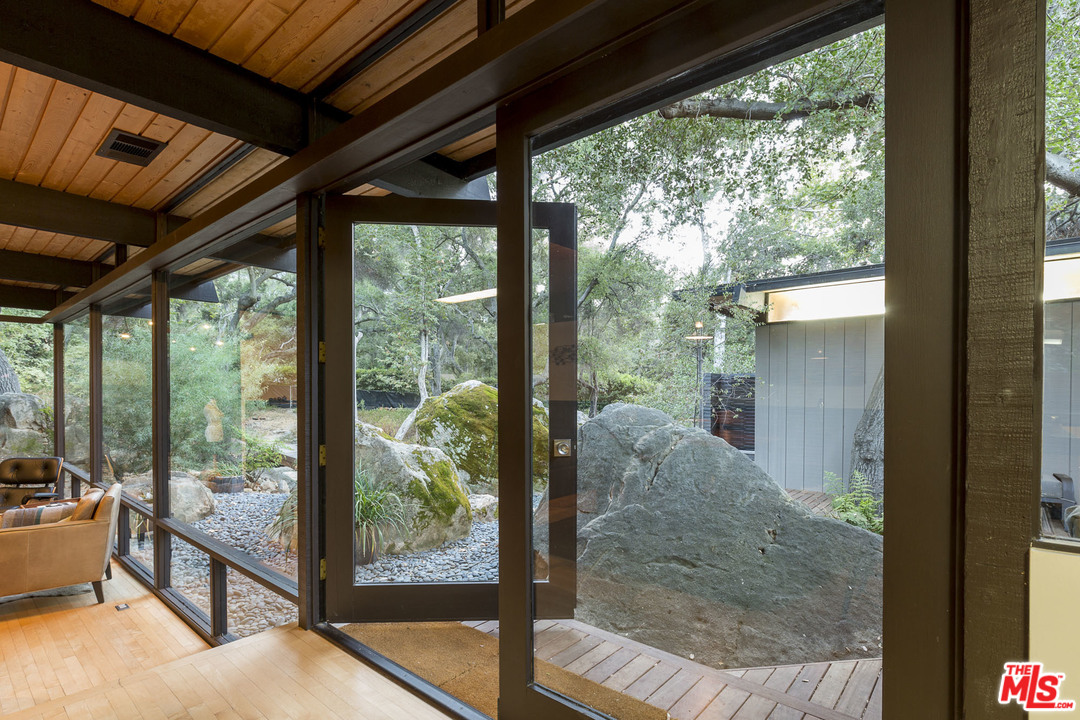 616 Cold Canyon Road Calabasas, CA 91302 - Photo 28 of 51 a view of a porch
