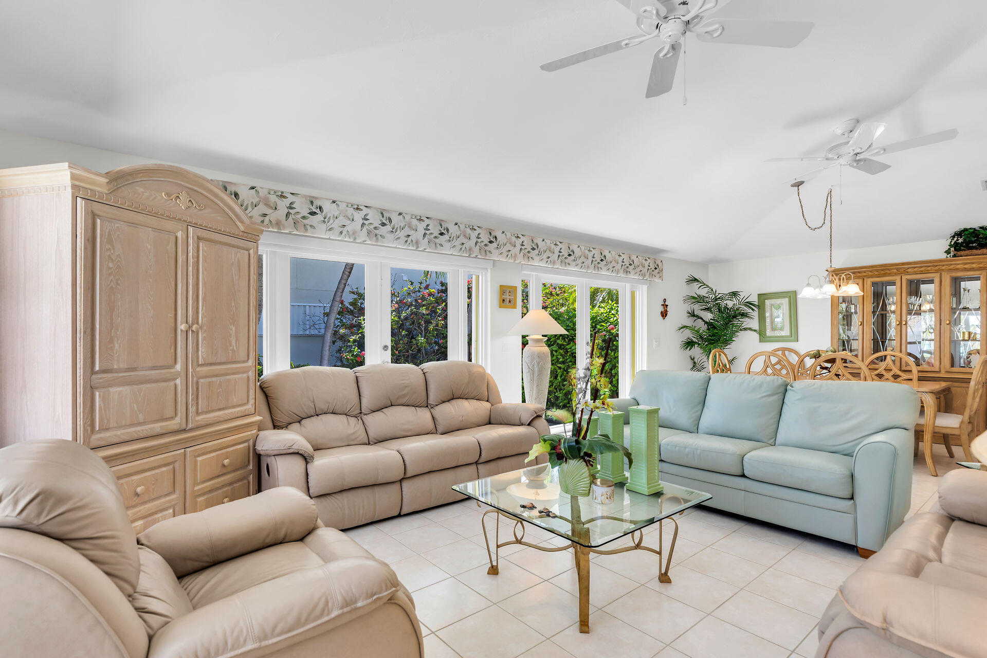 130 9th Street Key Colony Beach, FL 33051 - Photo 8 of 36 a living room with furniture and a large window