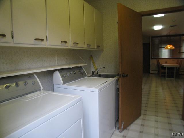 2039 Overhill Road Allentown, PA 18103 - Photo 25 of 26 Laundry area off of kitchen with utility sink and