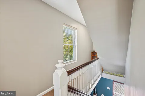 a view of an entryway with sitting area