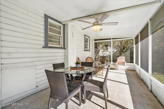 a view of hallway with stairs