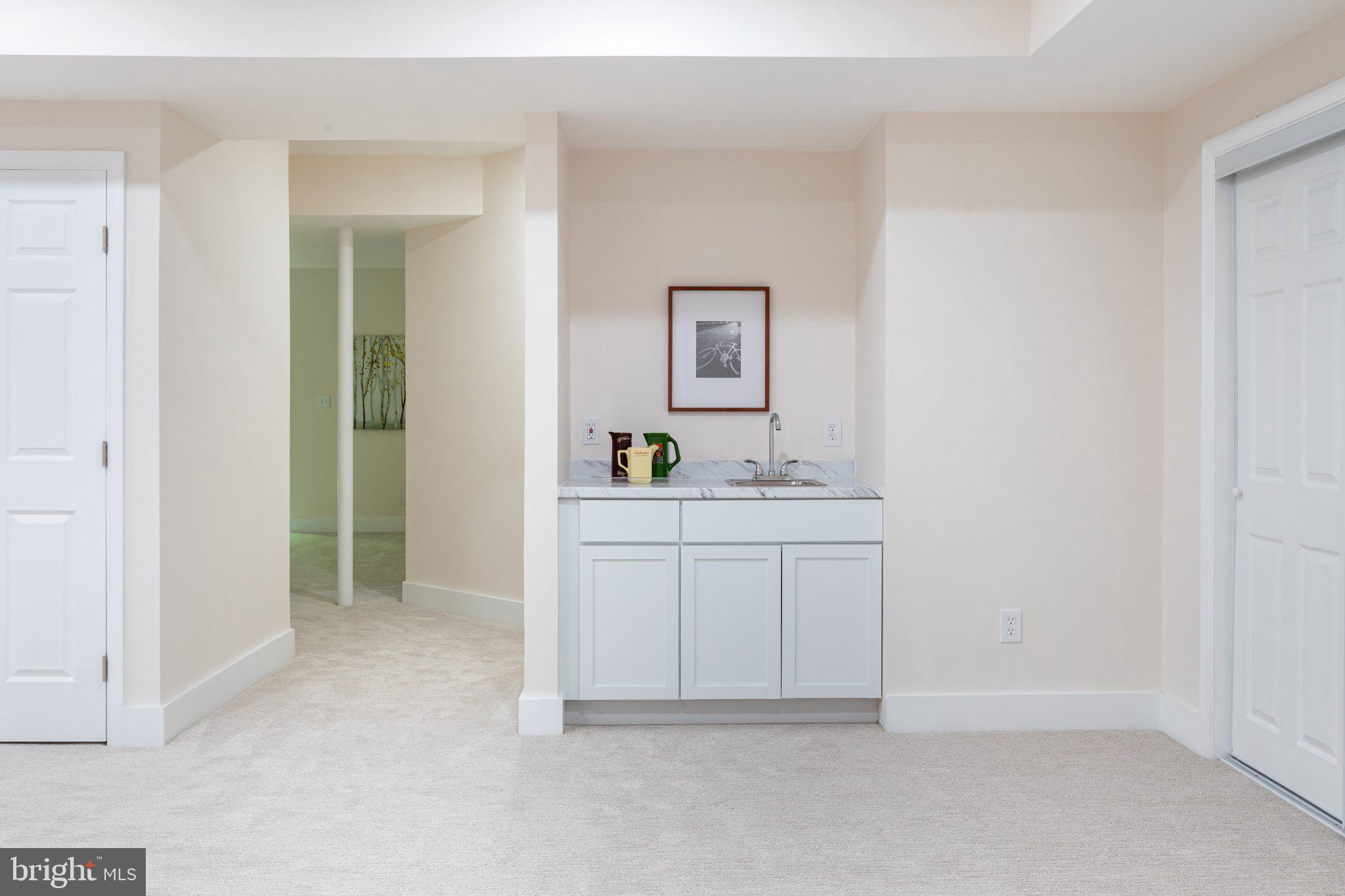 7009 Persimmon Tree Road Bethesda, MD 20817 - Photo 41 of 63 Lower Level - Wet Bar, Two Large Closets