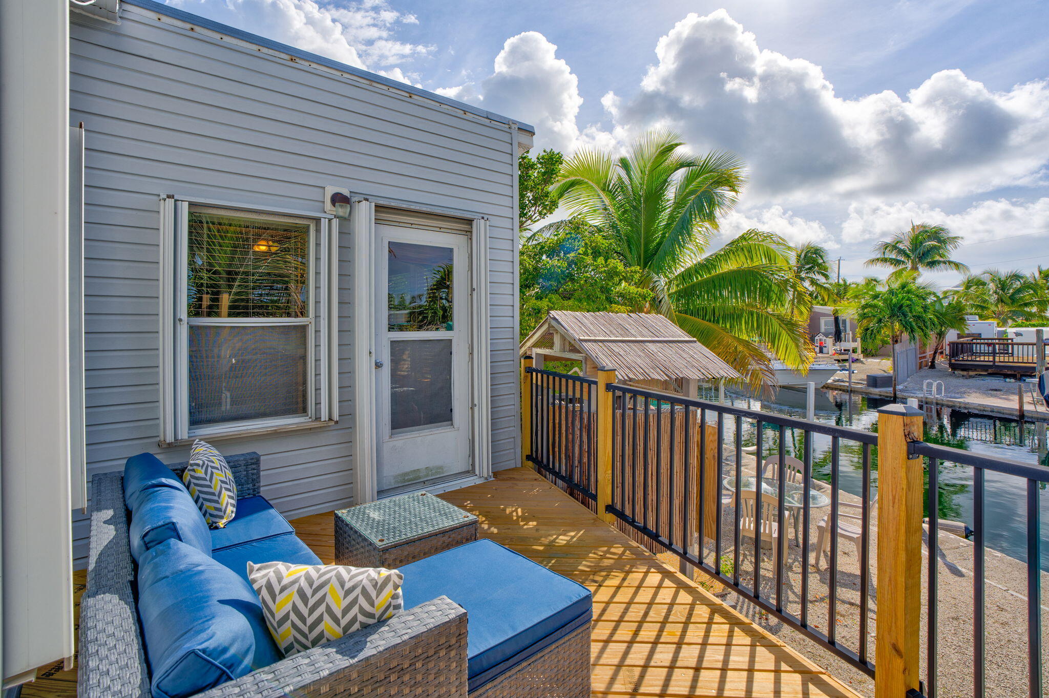 91 Sirius Lane Key West, FL 33040 - Photo 20 of 37 Canal-side Porch