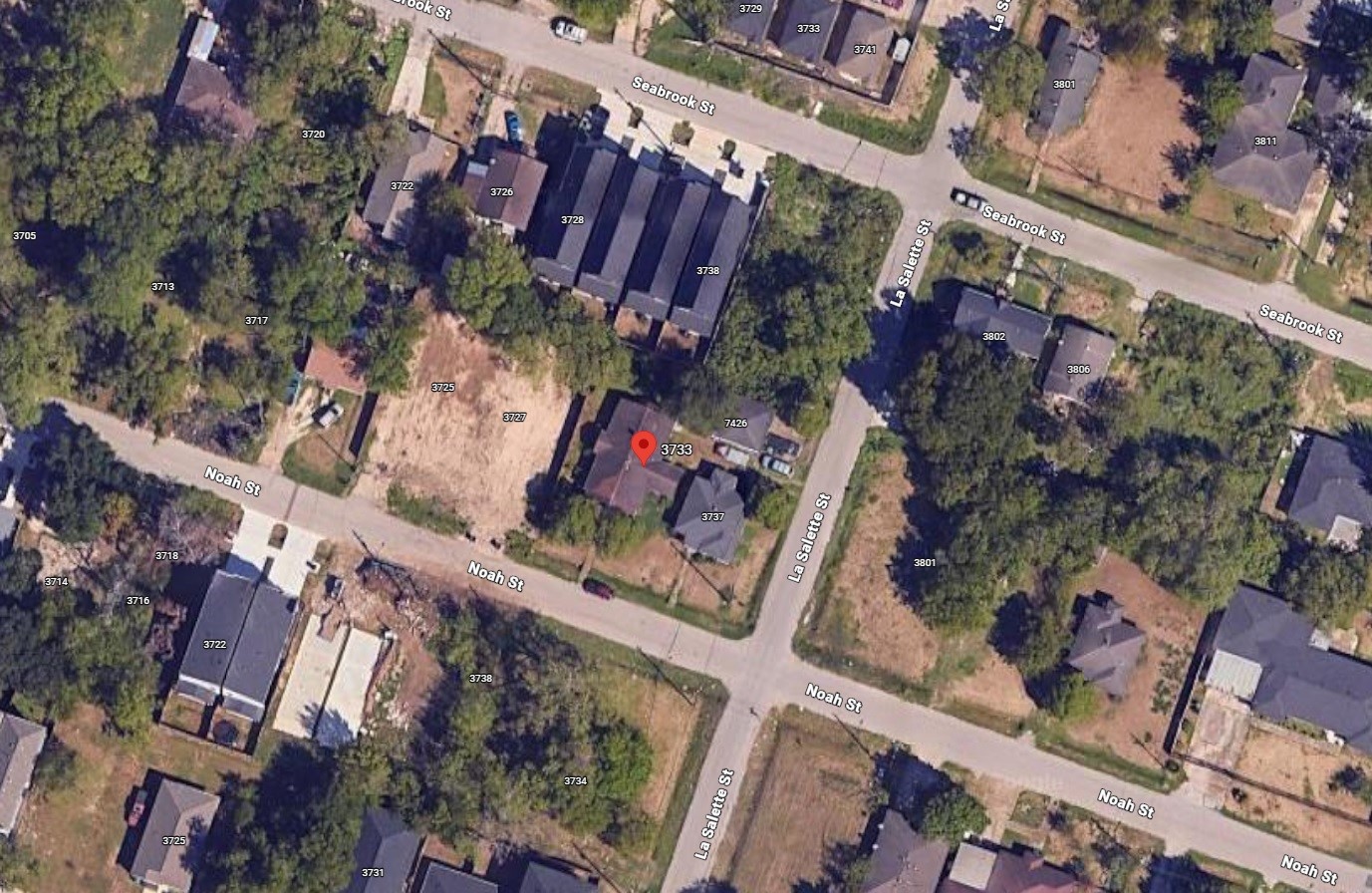 3733 Noah Street Houston, TX 77021 - Photo 1 of 6 an aerial view of multiple house