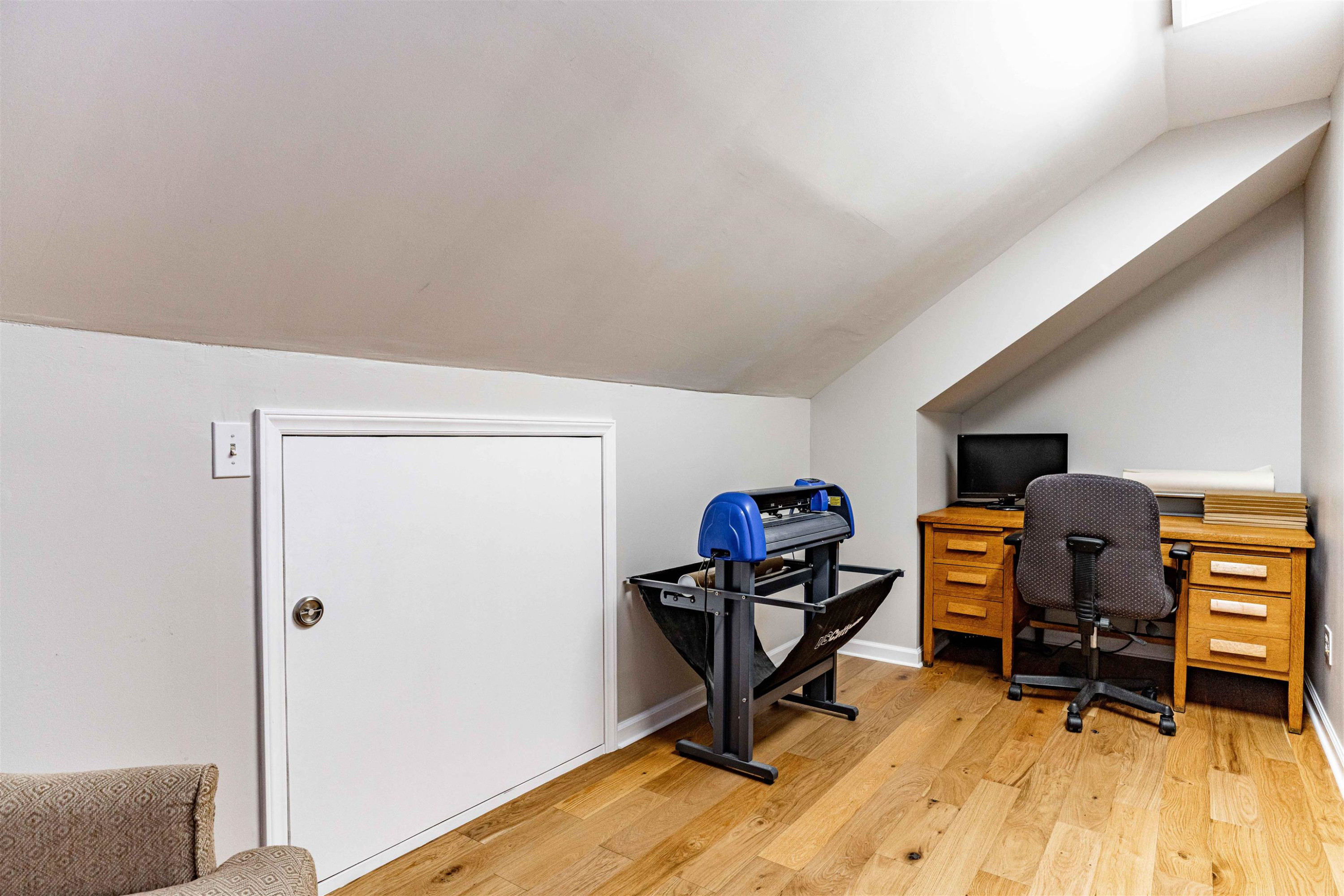 407 Catlin Road Cary, NC 27519 - Photo 26 of 42 a view of a workspace with furniture and a window