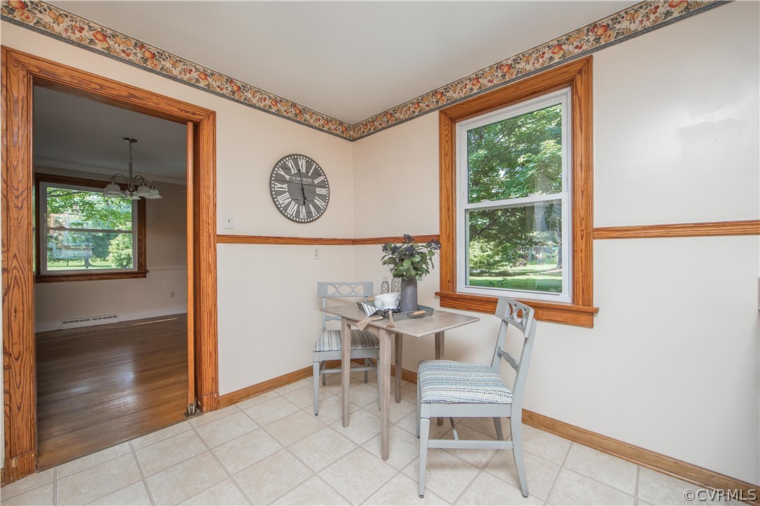4013 Randolph Road North Chesterfield, VA 23236 - Photo 11 of 33 View of kitchen eat-in area looking toward dining