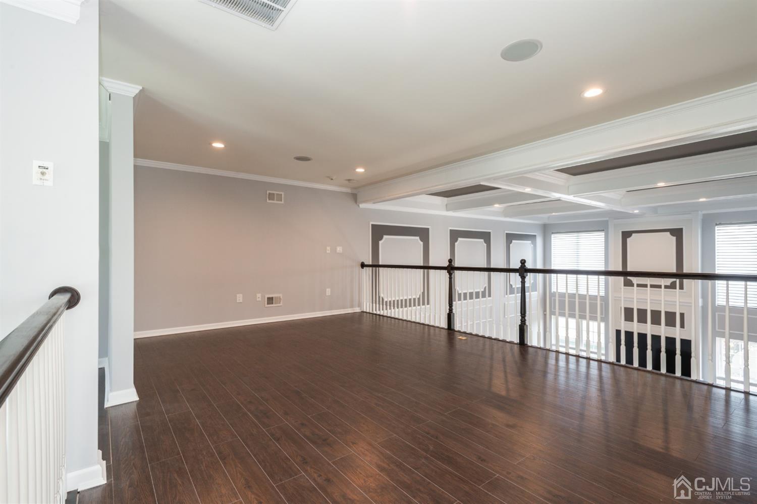 57 Kings Mill Road Monroe Township, NJ 08831 - Photo 23 of 44 Spacious Loft Overlooks Great Room - Note Coffered Ceiling in Great Room