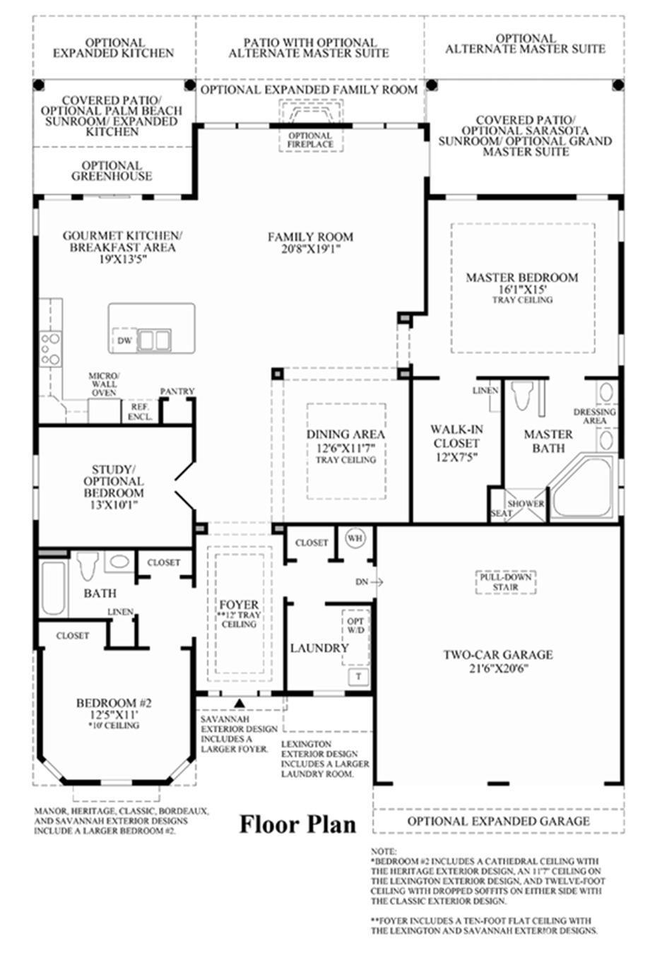 57 Kings Mill Road Monroe Township, NJ 08831 - Photo 31 of 44 Bayhill Floorplan - This Home Has Every Extension!