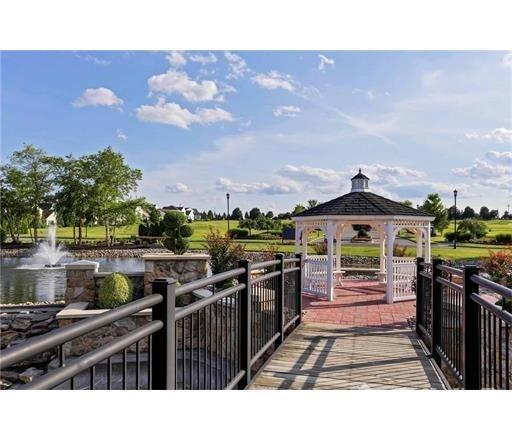 57 Kings Mill Road Monroe Township, NJ 08831 - Photo 34 of 44 Gazebo, Pond, Fountains in Front of Clubhouse at Entryway