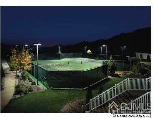 57 Kings Mill Road Monroe Township, NJ 08831 - Photo 39 of 44 Tennis Courts at Night