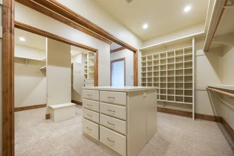 a white bath tub sitting in a bathroom