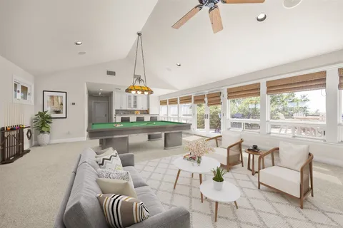 a very nice looking room with a large window